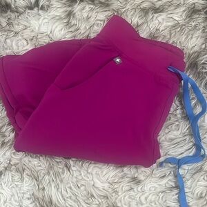 Pink Figs Jogger Scrub Pants